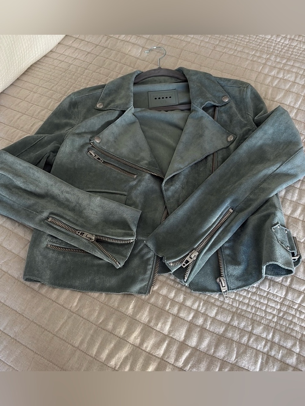 NWOT  Blank NYC suede moto jacket
